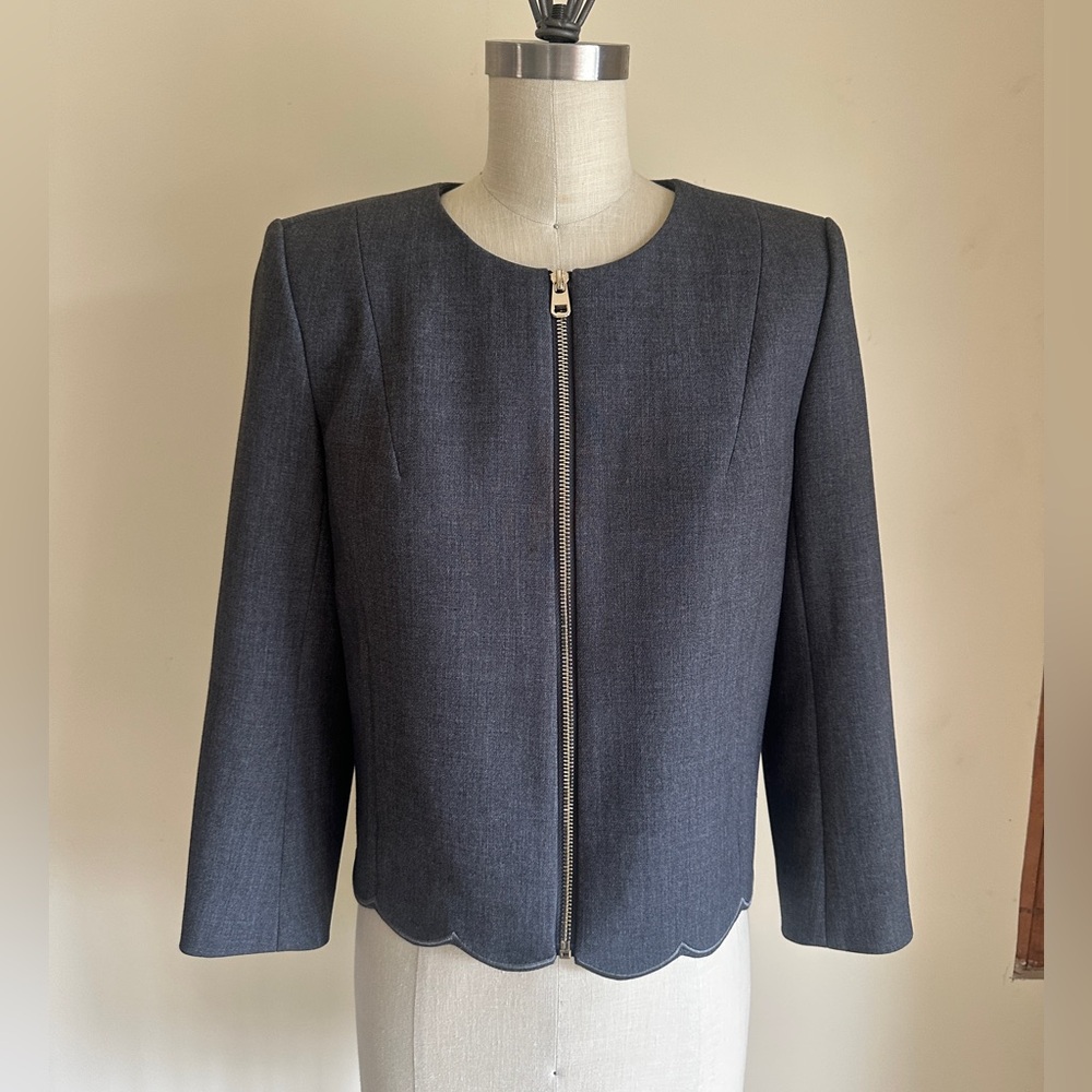 Ava - Elegant Gray Women's Jacket size Small